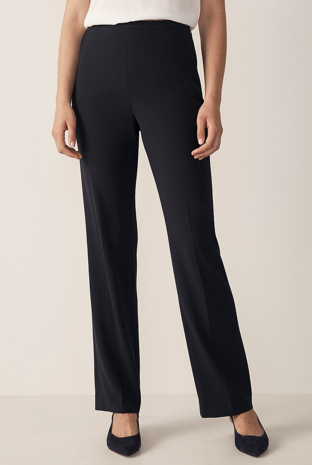 Triacetate Flat Front Pant
