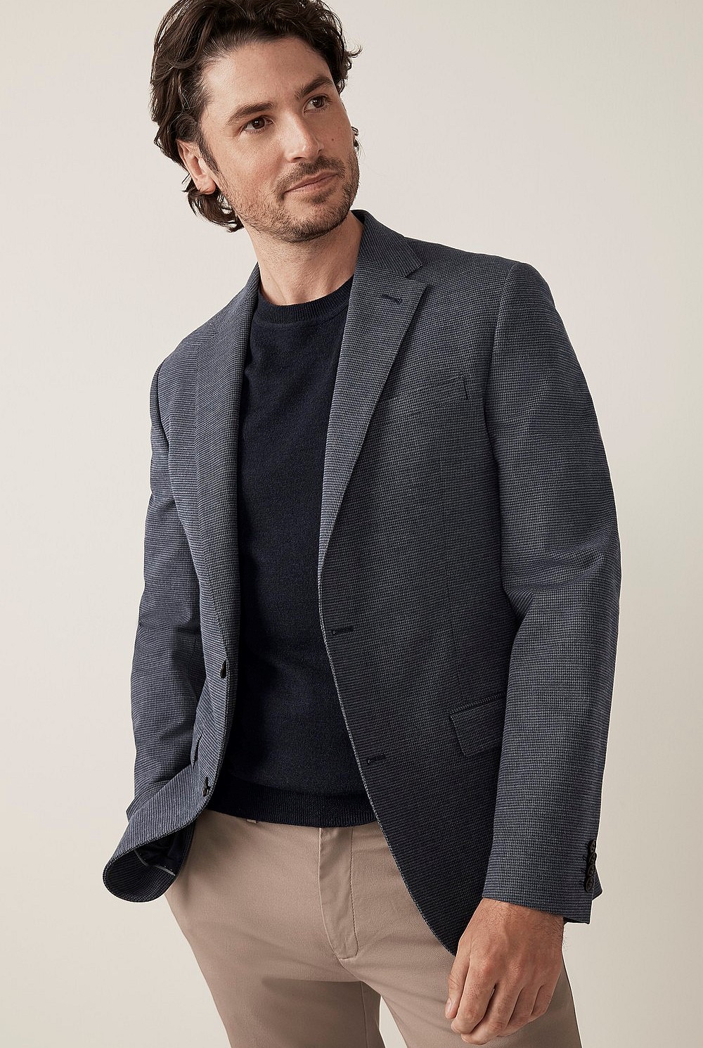 Puppytooth Check Blazer