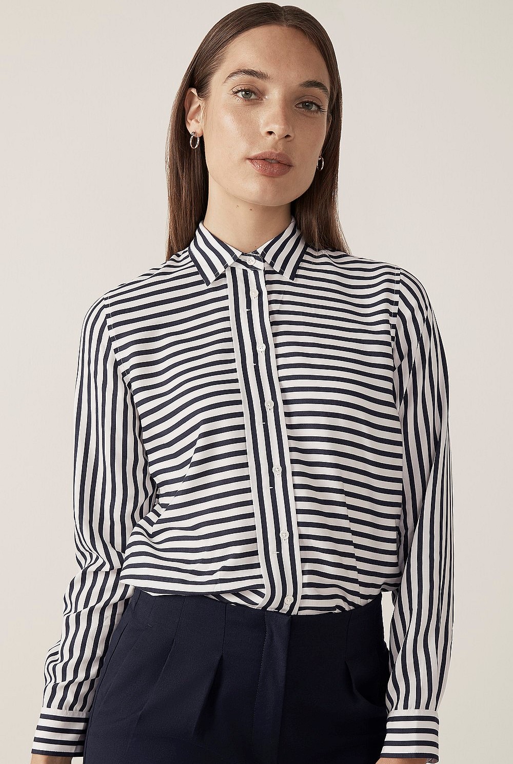 Modal Stripe Shirt