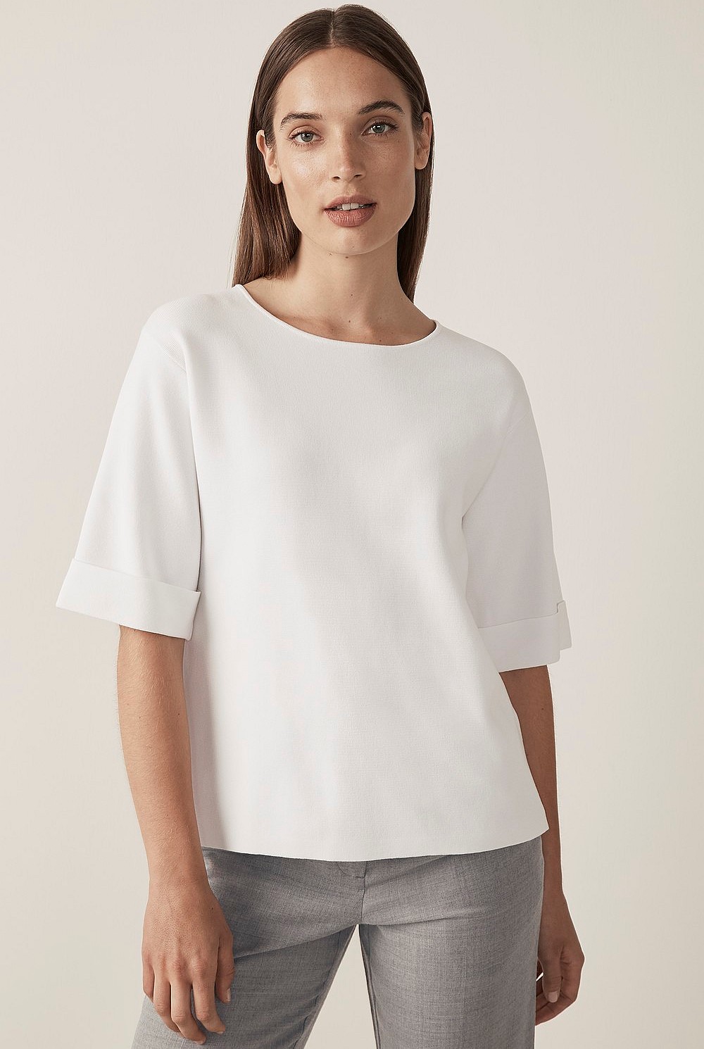 Cotton Blend Milano Knit