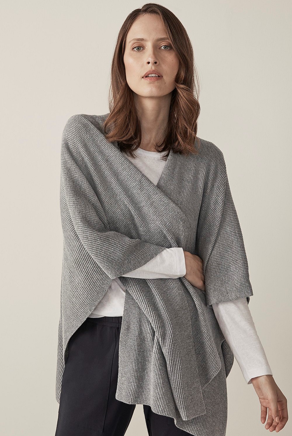 Kathy Knit Poncho