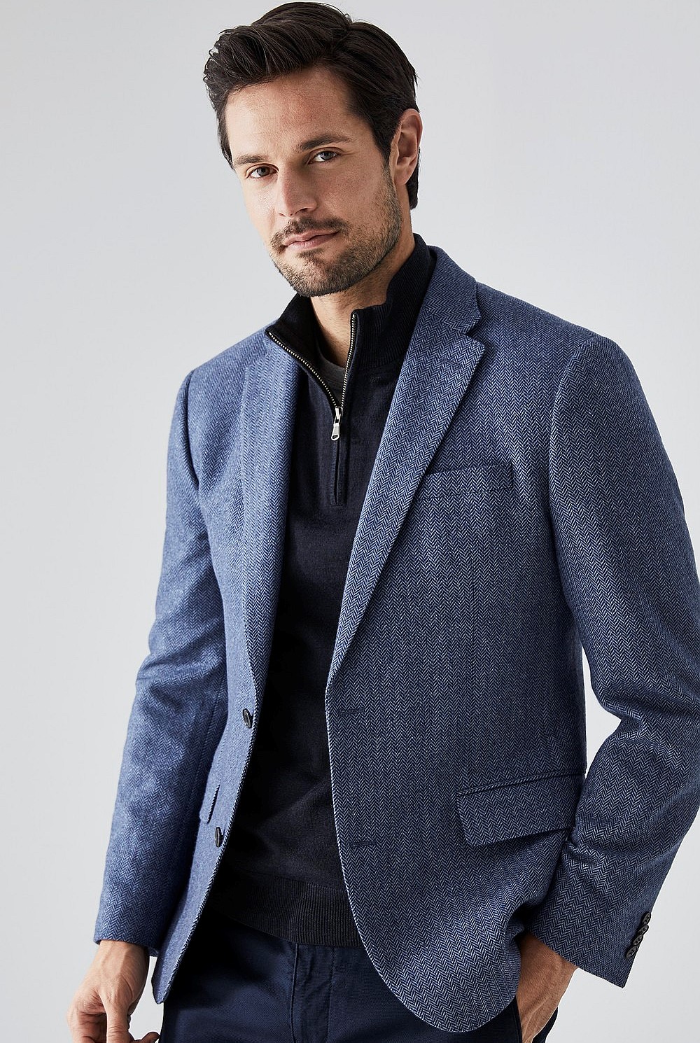 Herringbone Blazer