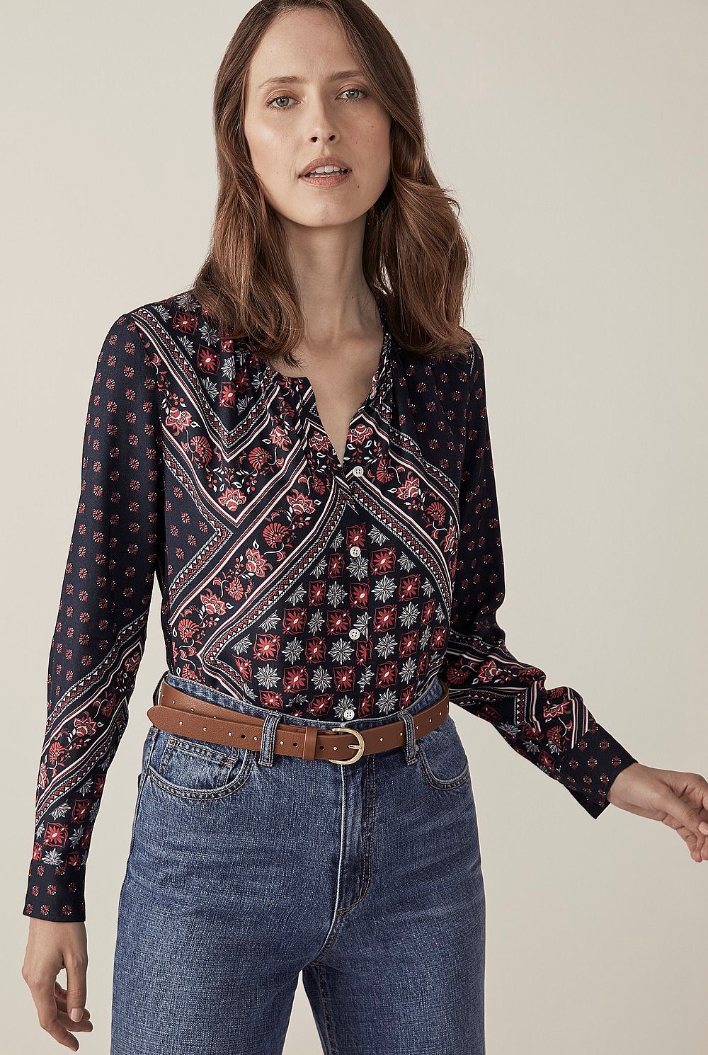 Moroccan Paisley Blouse