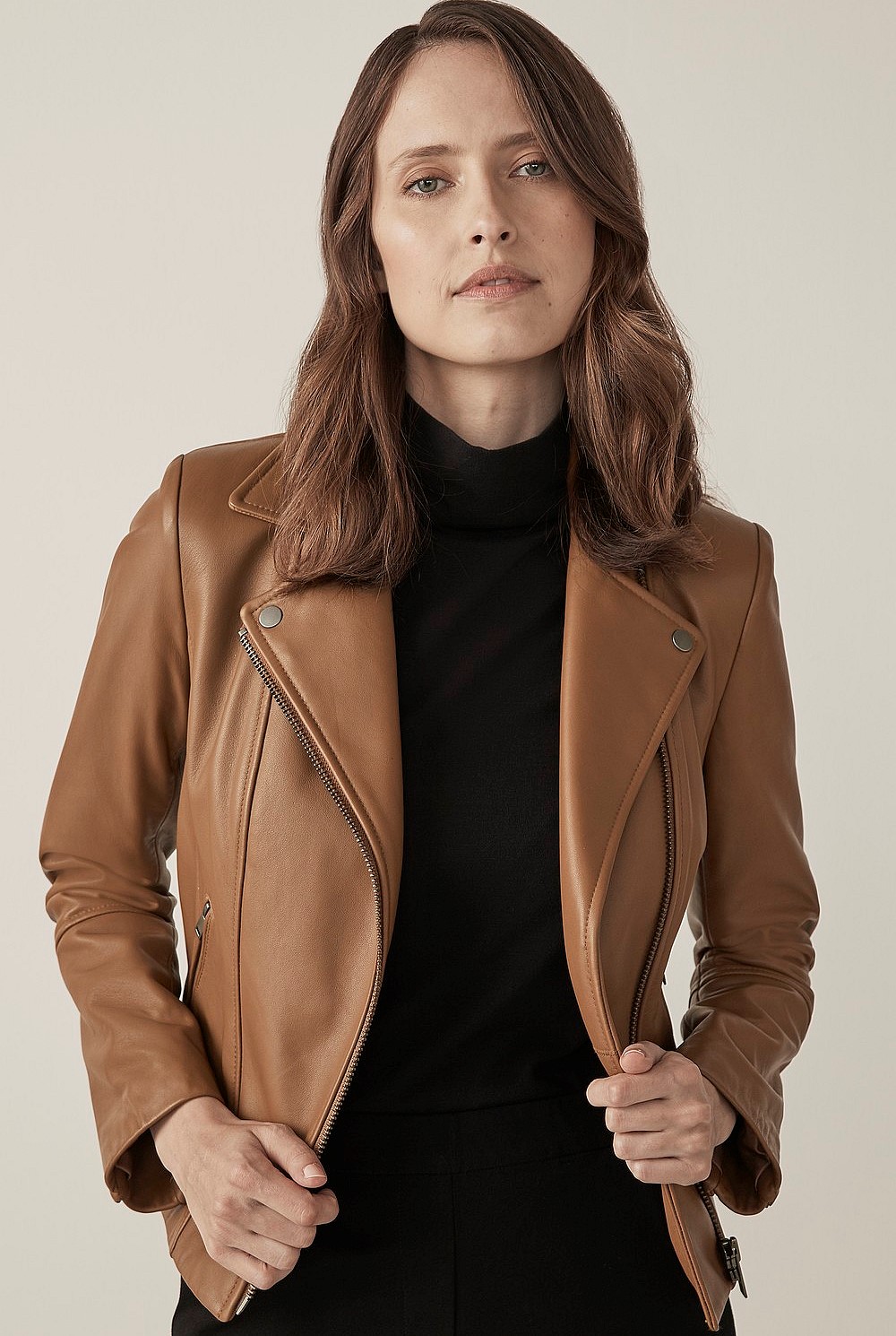 Leather Biker Jacket