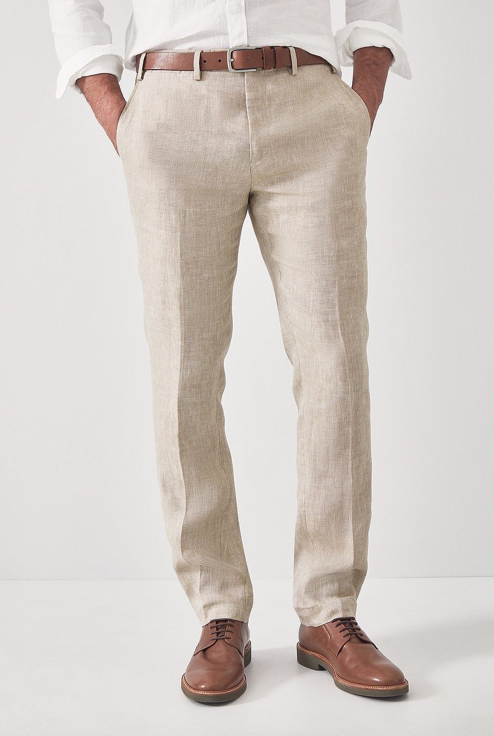 Regular Flax Irish Linen Trouser