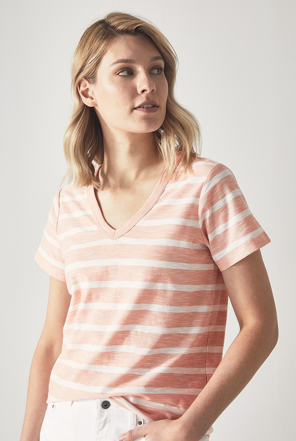 Organic Cotton Stripe T-Shirt