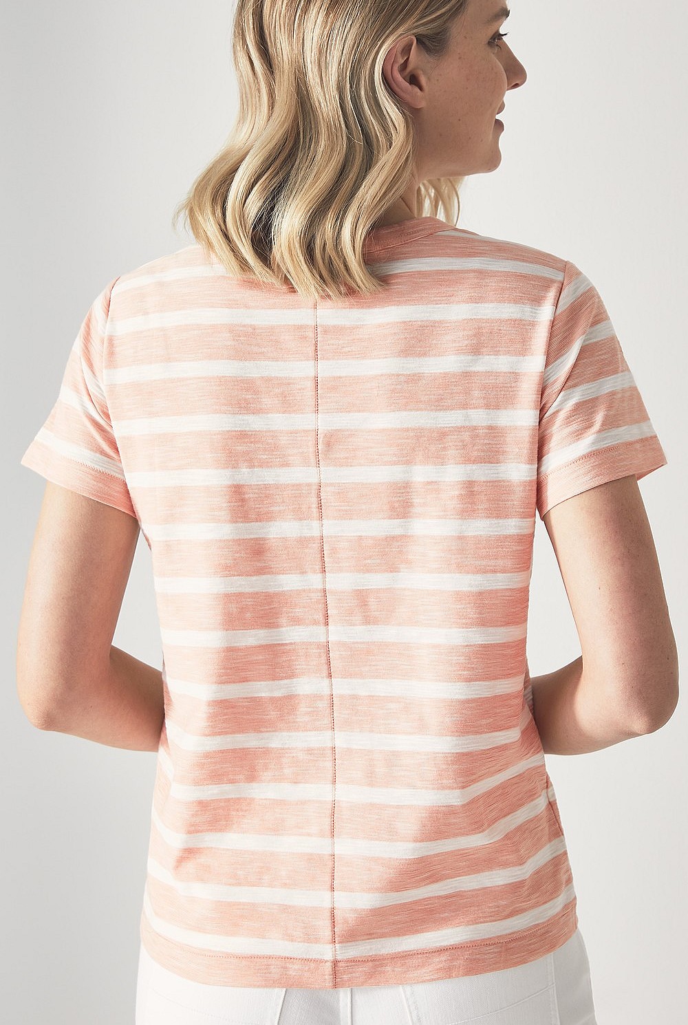 Organic Cotton Stripe T-Shirt