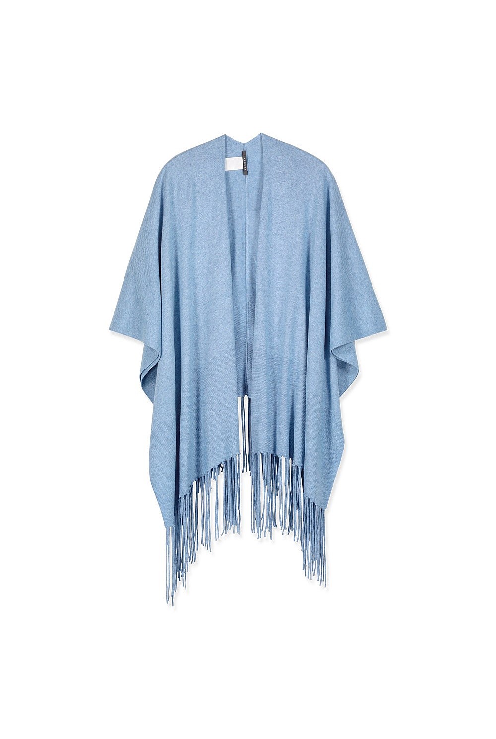 Tassel Trim Poncho