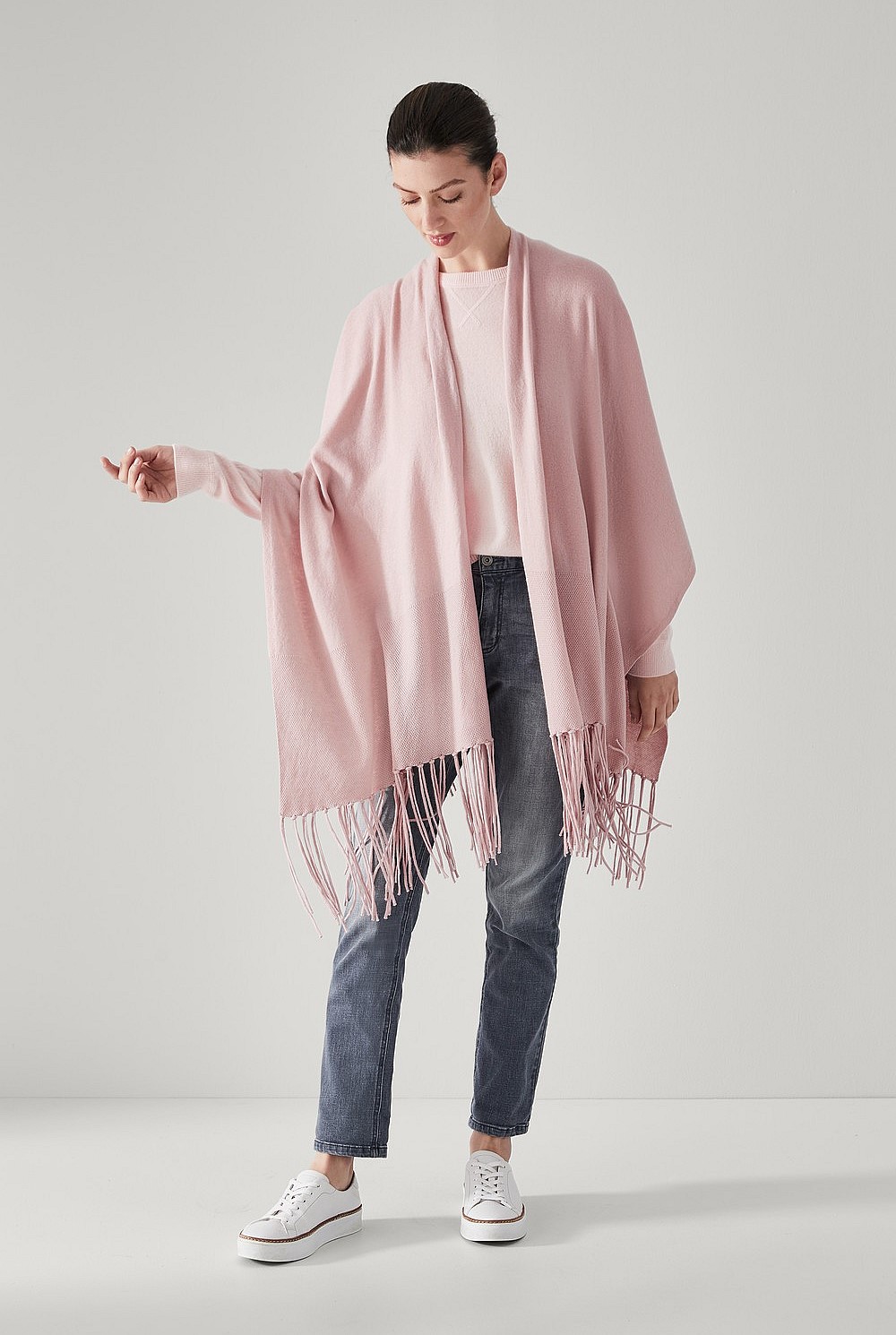 Merino Knit Pullover - Toffee Bold Stripe