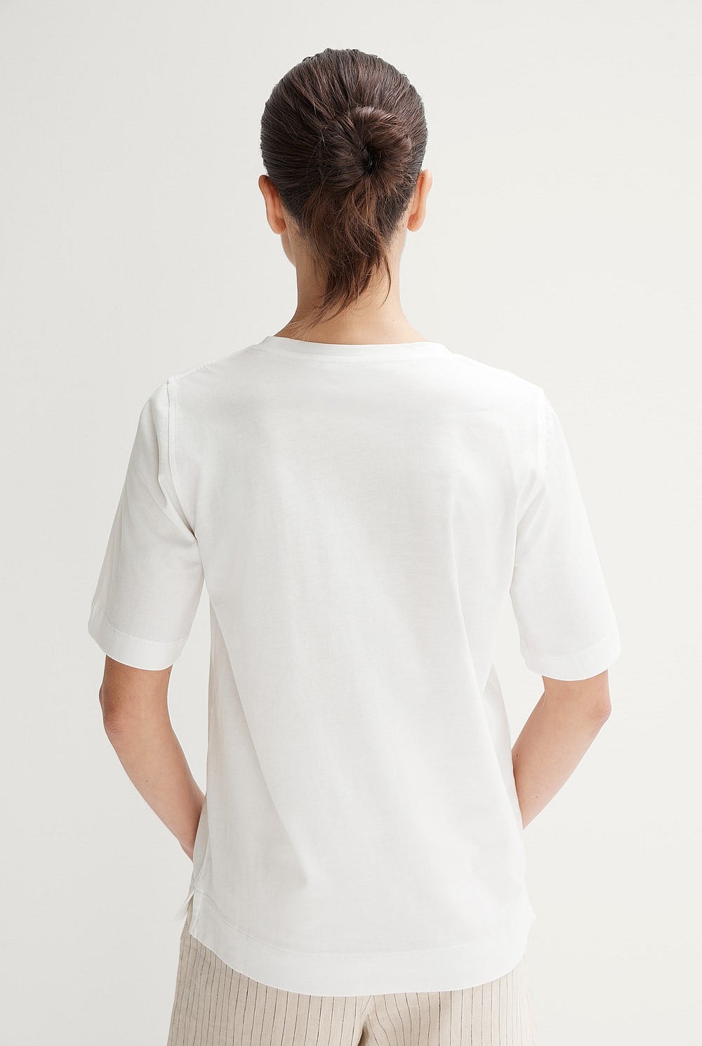 Pima Cotton Half Sleeve Relaxed T-shirt