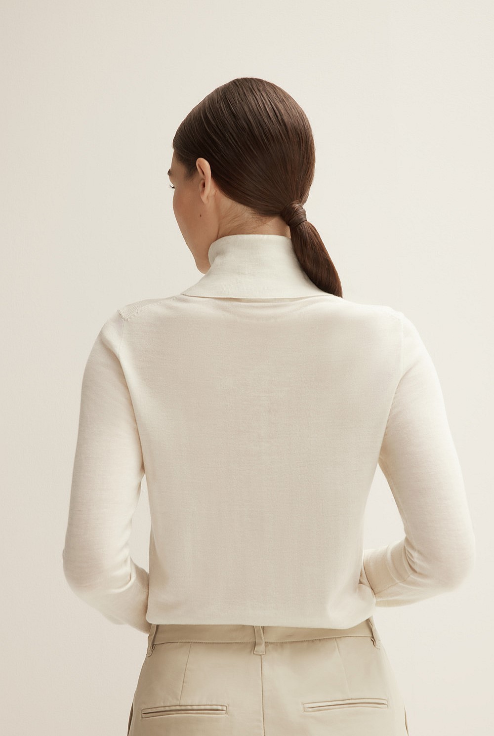 Merino Roll Neck