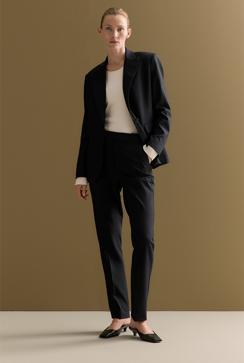 Tailored Tapered Leg Pant