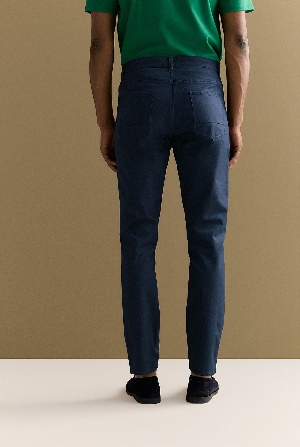 Regular Fit Five Pocket Travel Pant