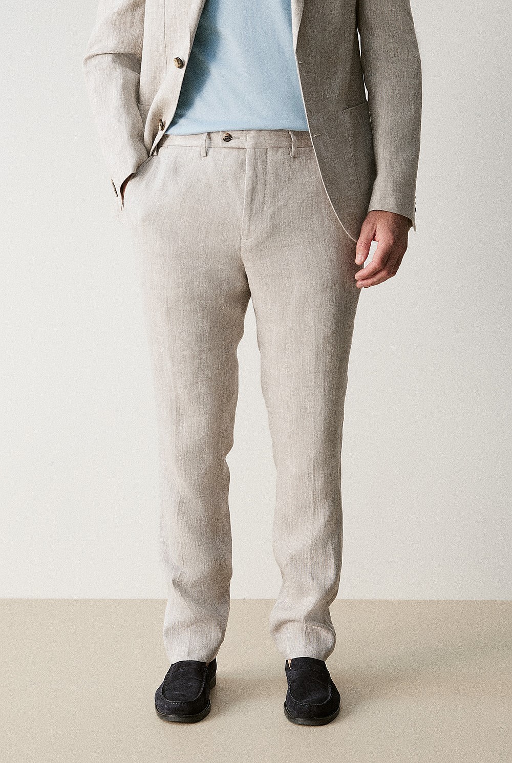Regular Fit Irish Linen Pant