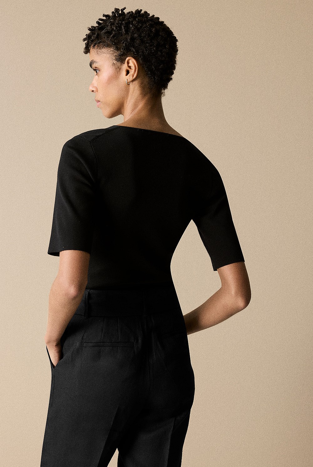 Luxe Blend Short Sleeve Knit