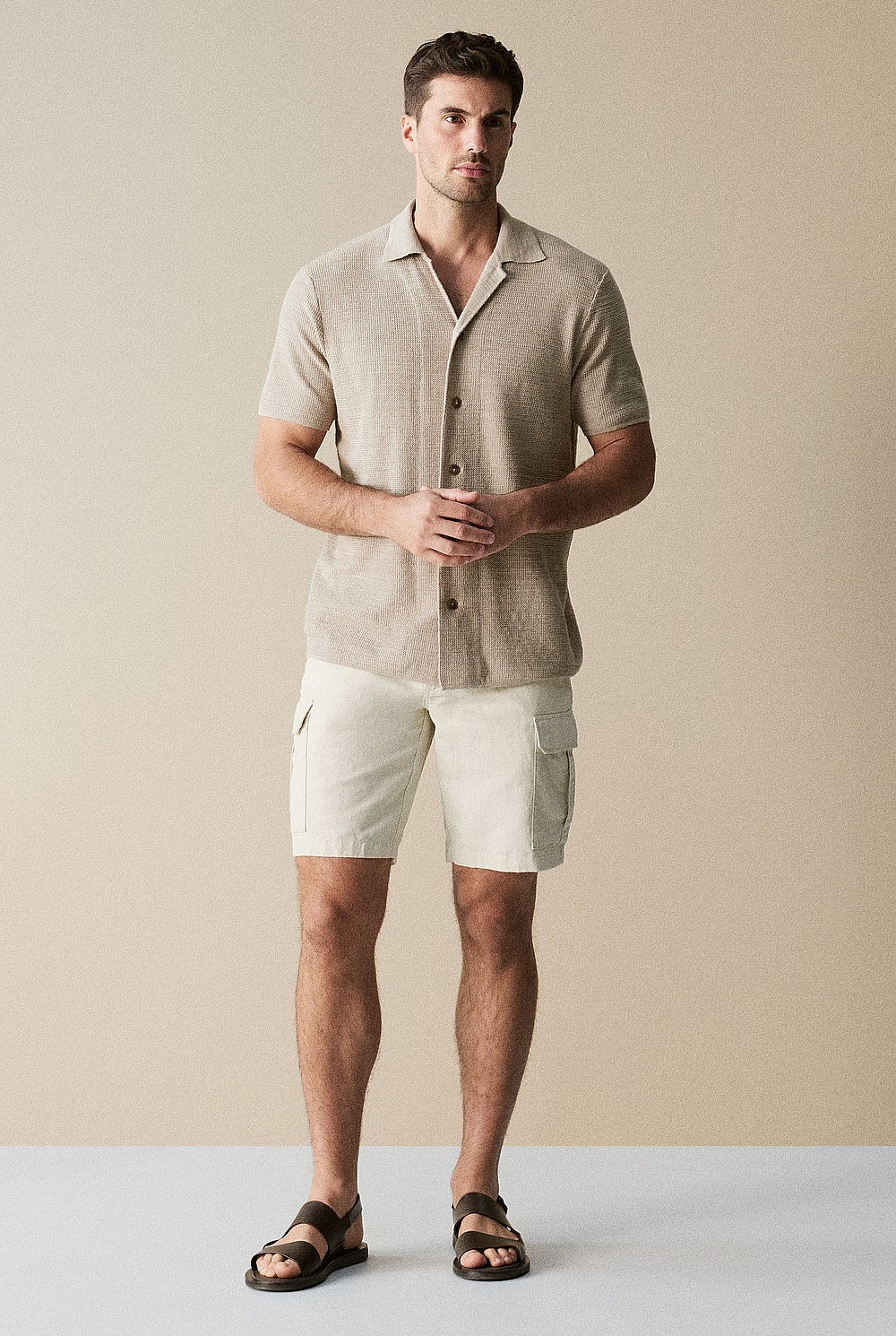 Linen Cotton Utility Short