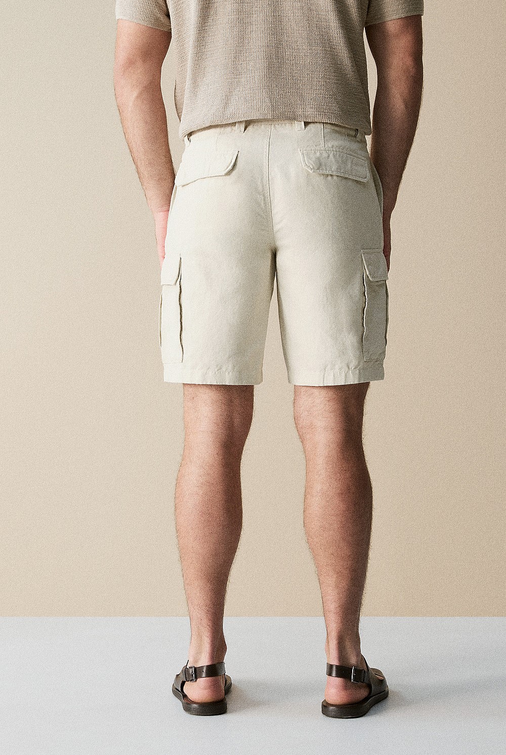 Linen Cotton Utility Short