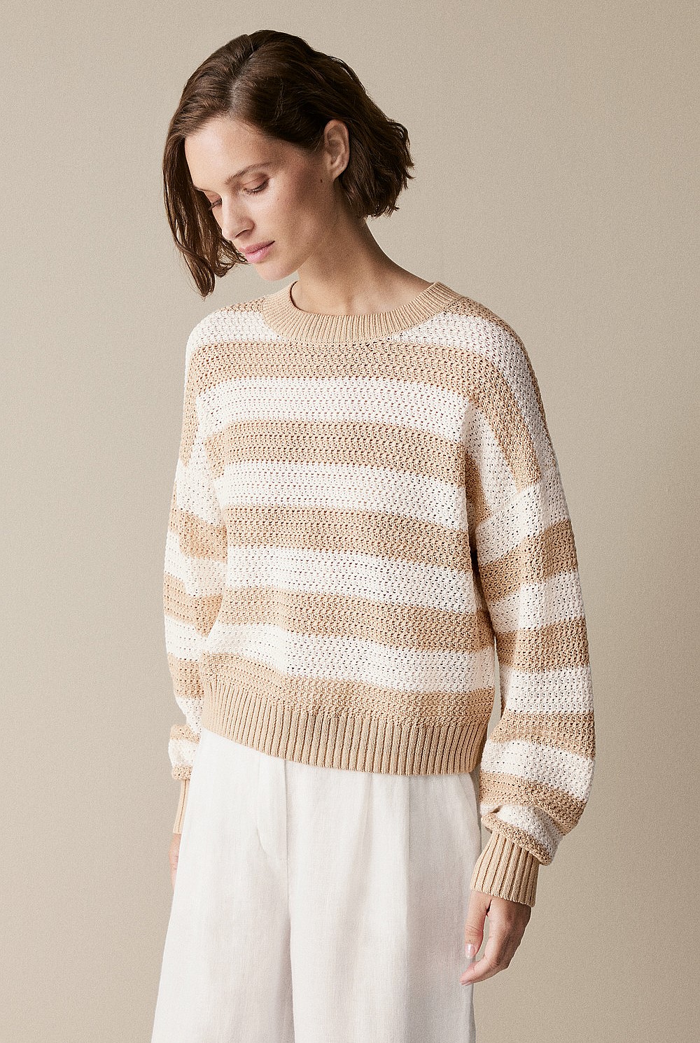 MMCaliz Stripe SS Knit