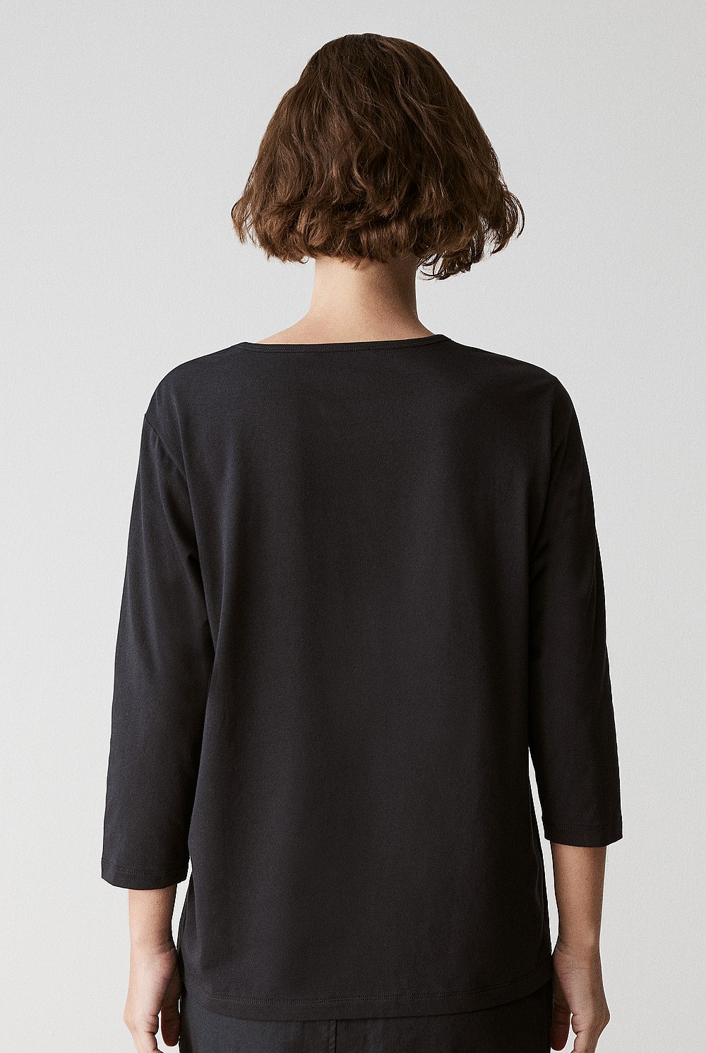 Organically Grown Cotton 3/4 Sleeve T-Shirt