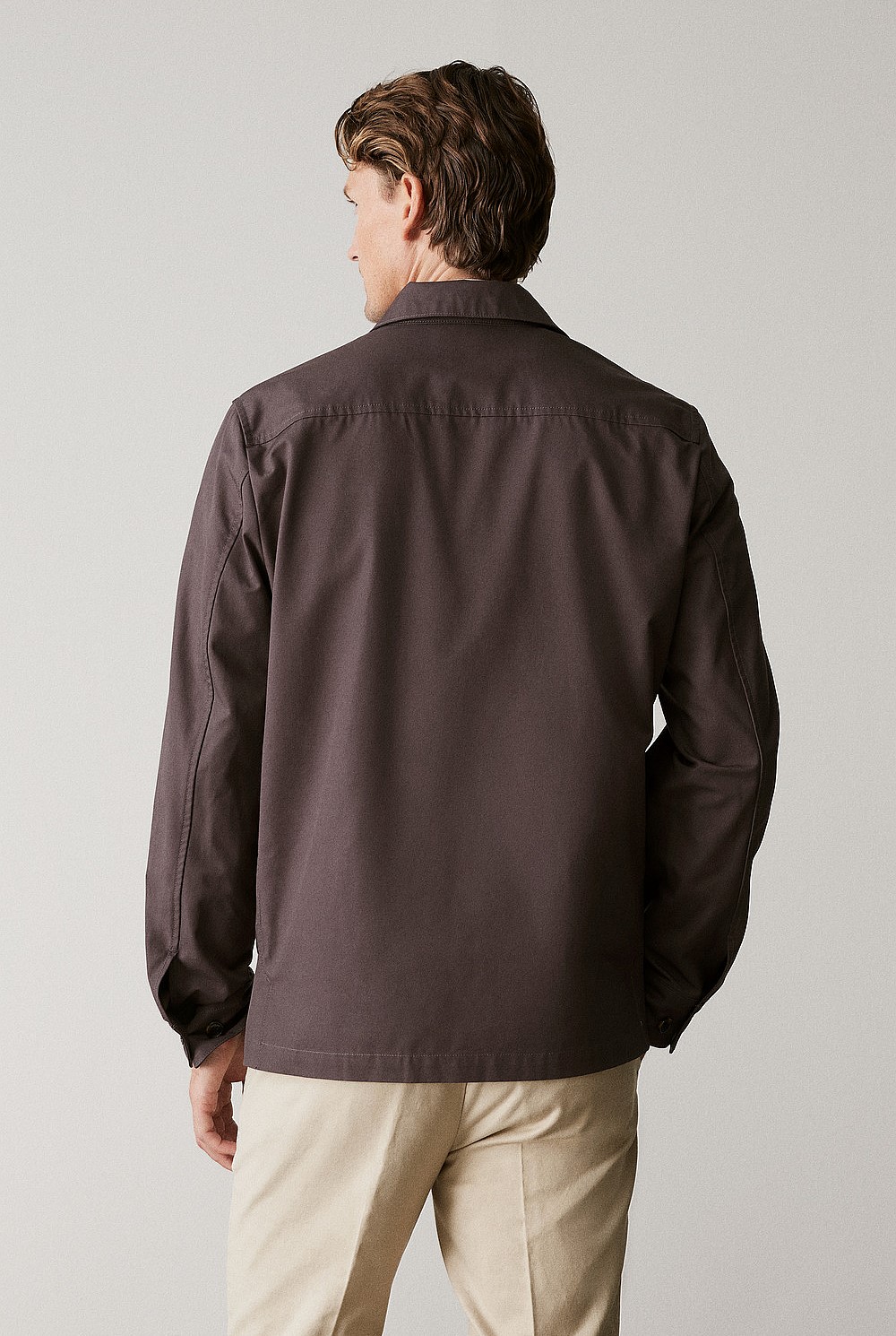 Cotton Twill Pocket Detail Jacket