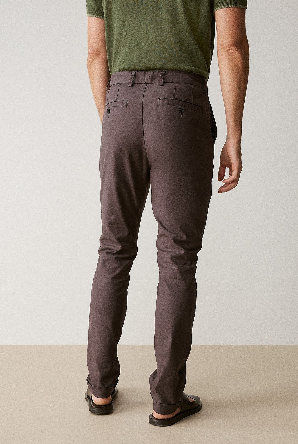 Garment Dyed Slim Pant