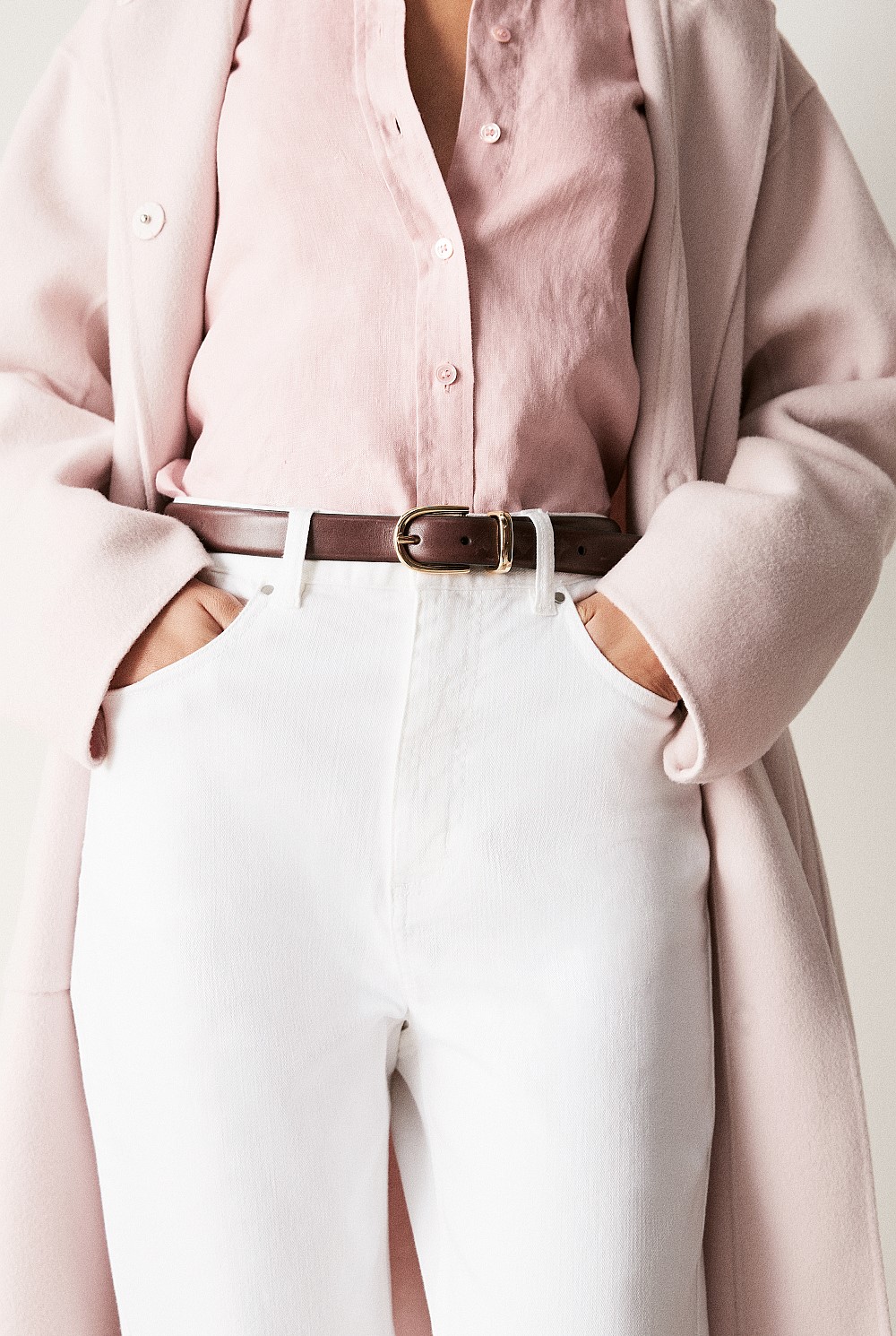 Leather Classic Slim Belt