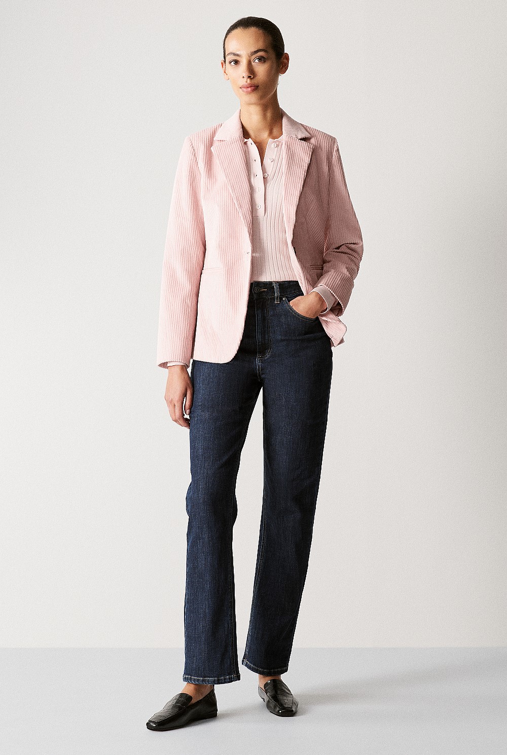 EILEEN Dusty Pink, Italian Corduroy