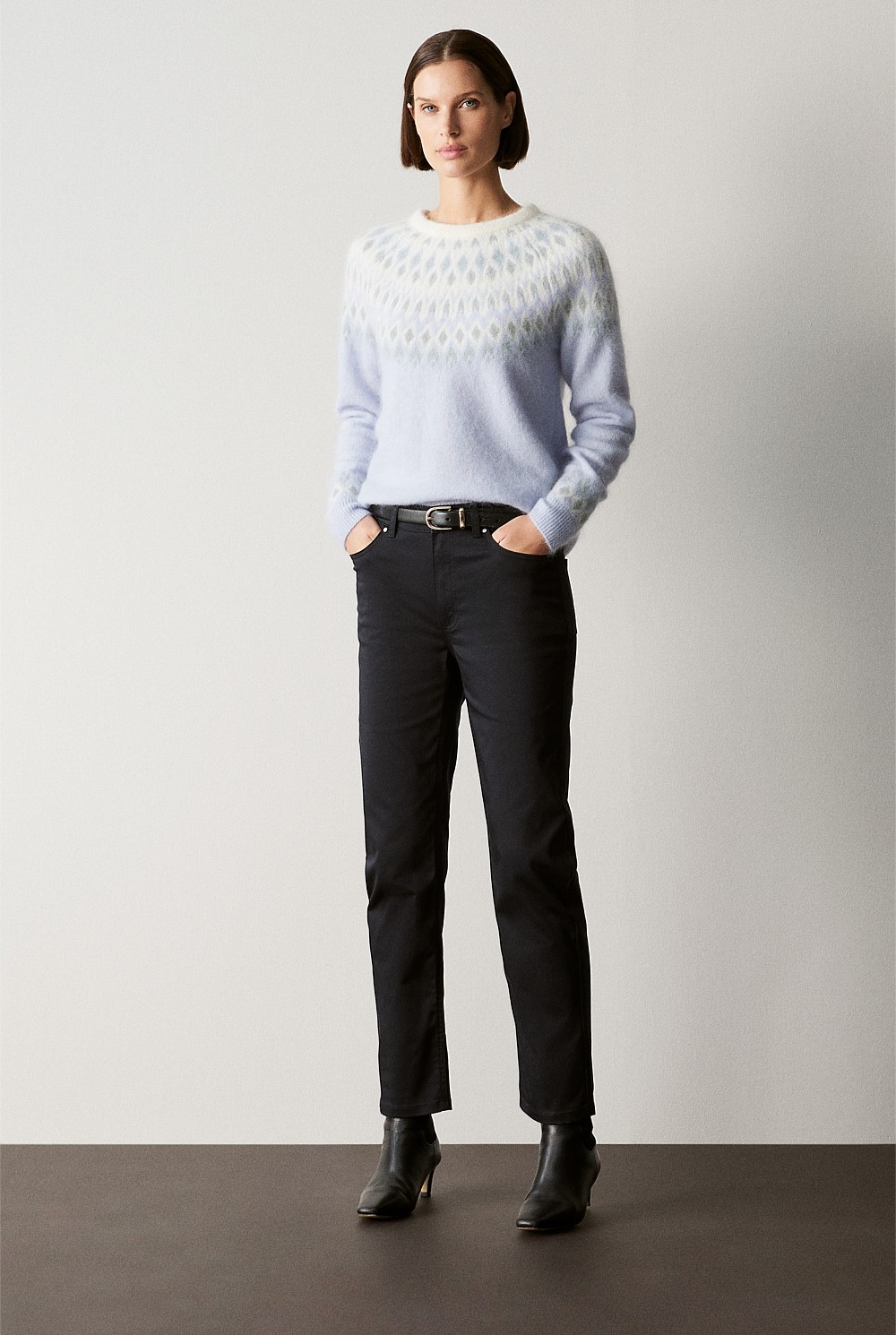 Modern Sateen Straight Leg Jean