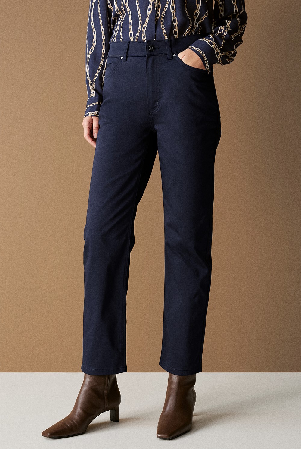 Modern Sateen Straight Leg Jean