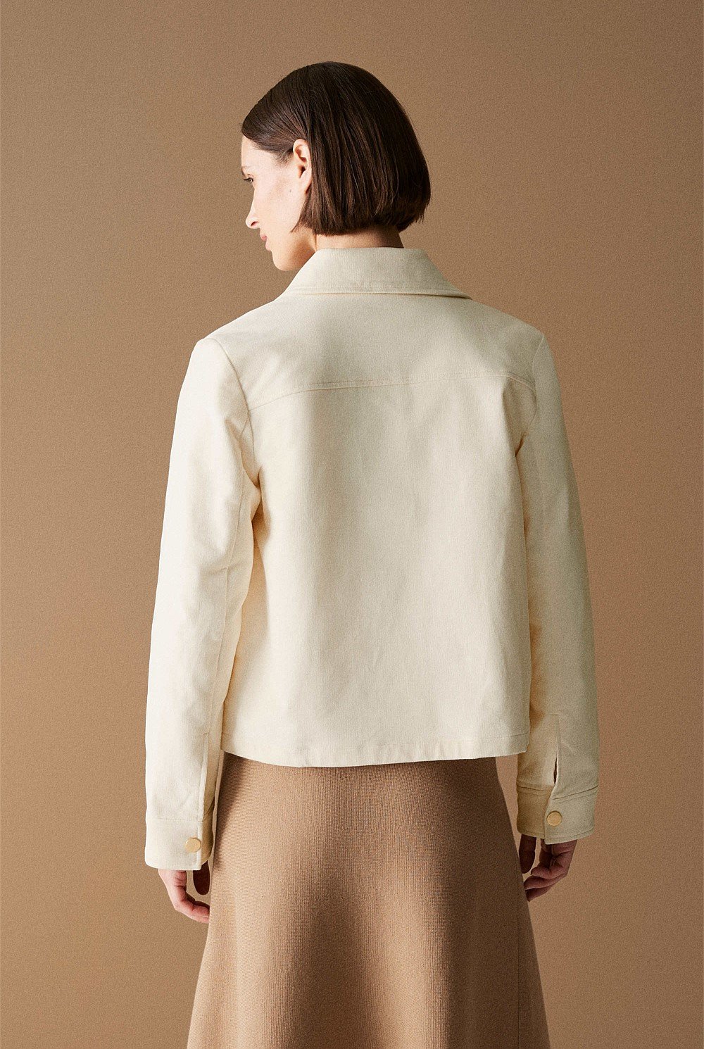 Corduroy Zip Through Jacket