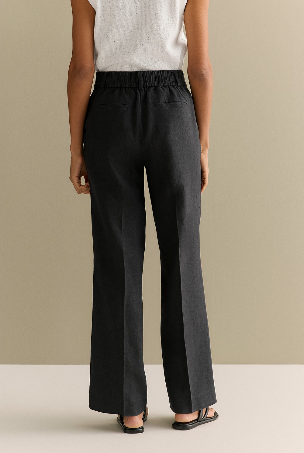 Linen Wide Leg Pant