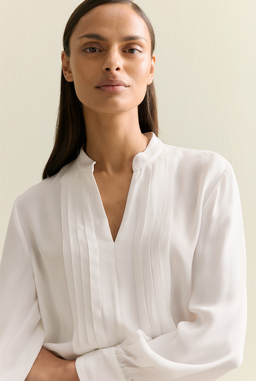 Tuxedo Blouse