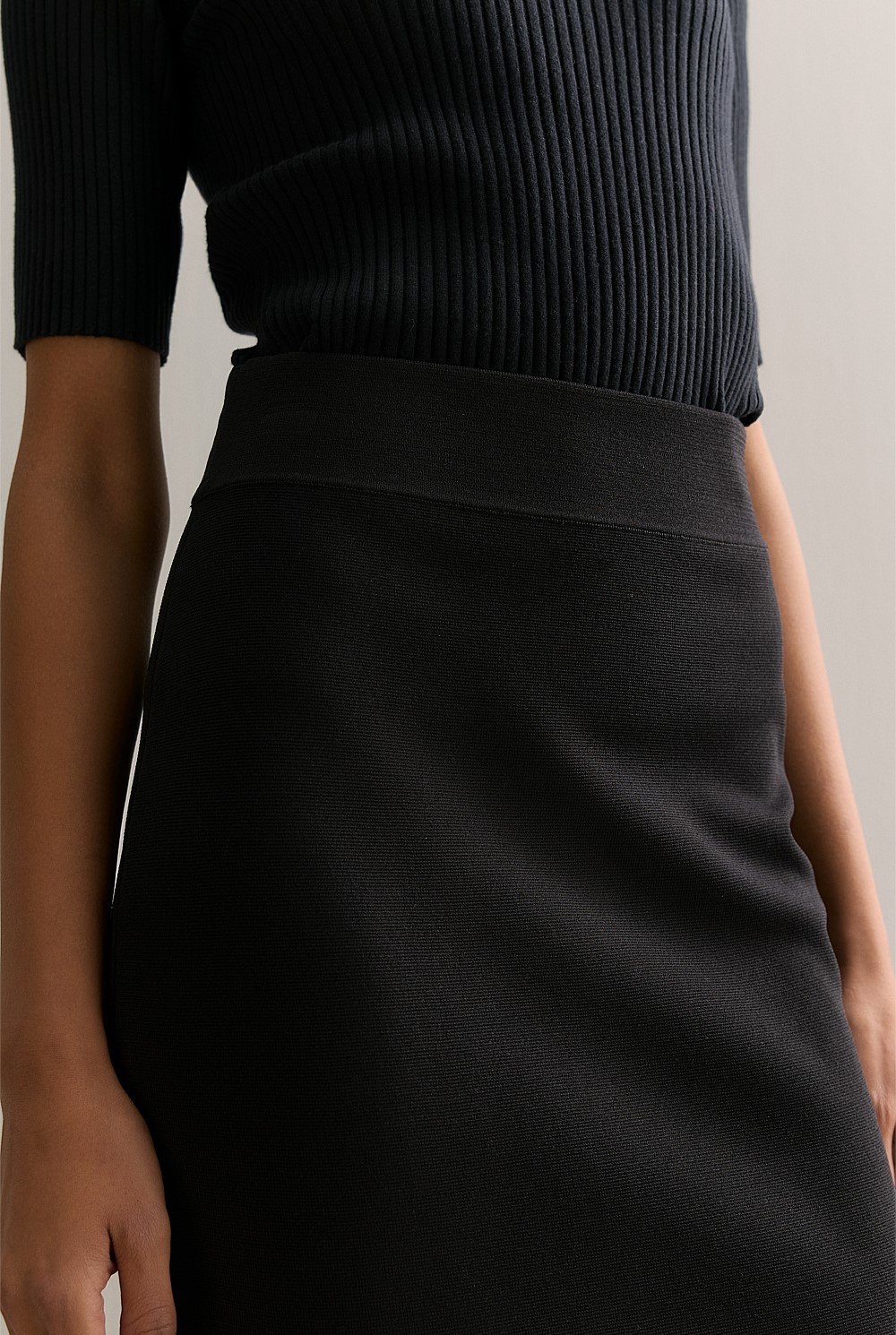 Milano Knit Pencil Skirt