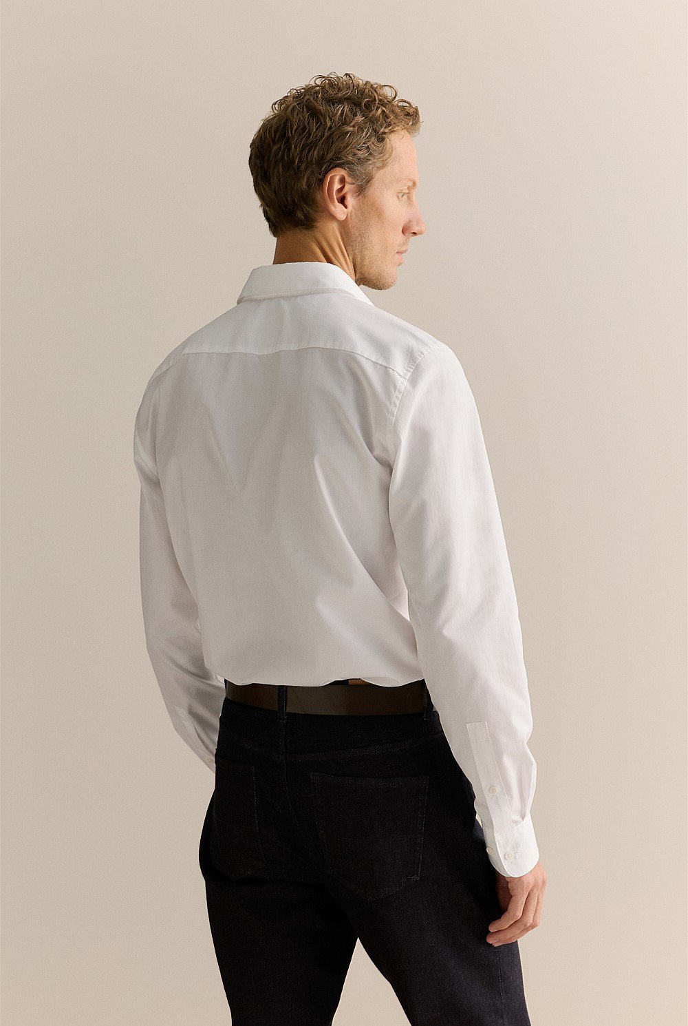 Tailored Fit Poplin Smart Shirt