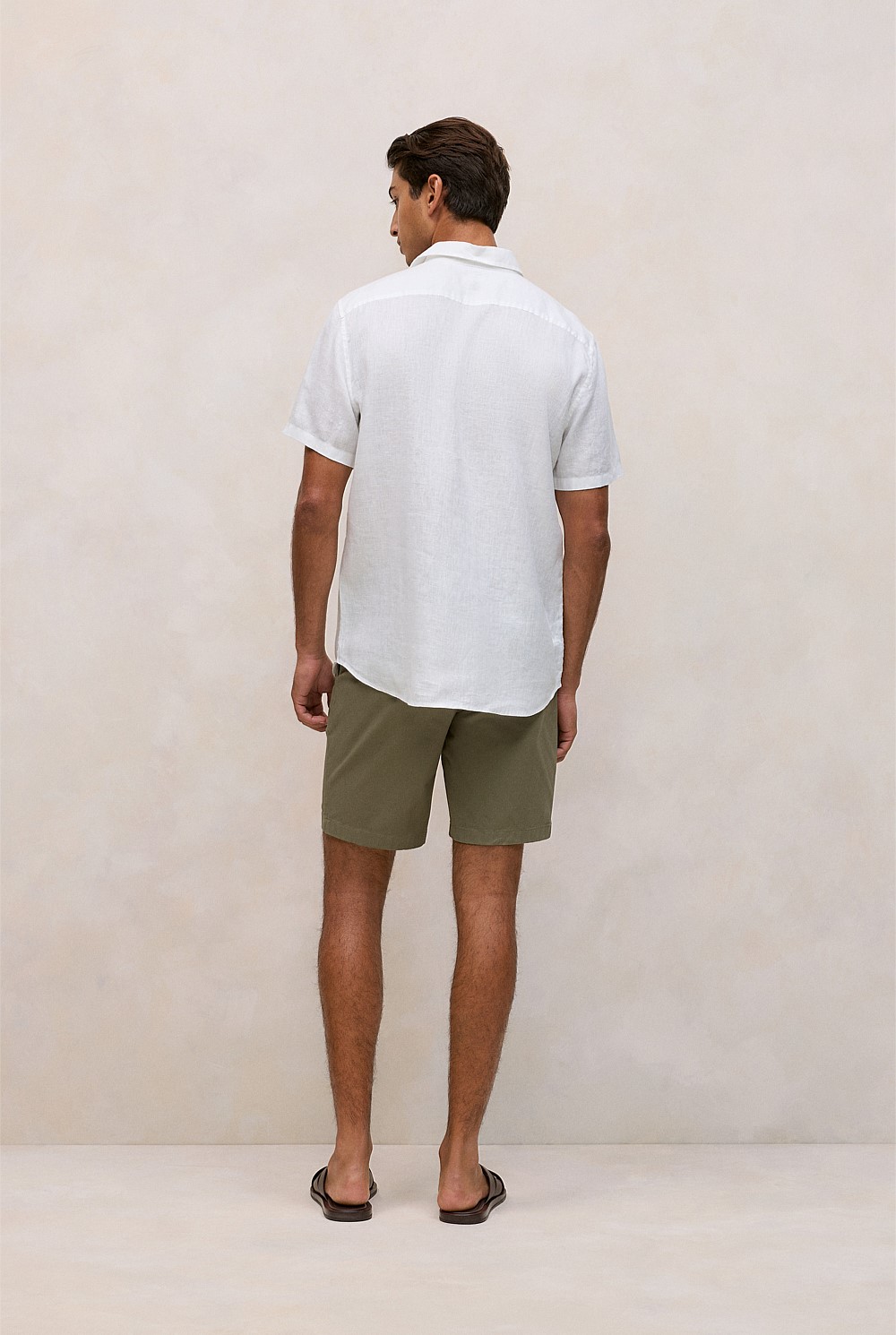 Regular Fit Linen Short Sleeve Shirt