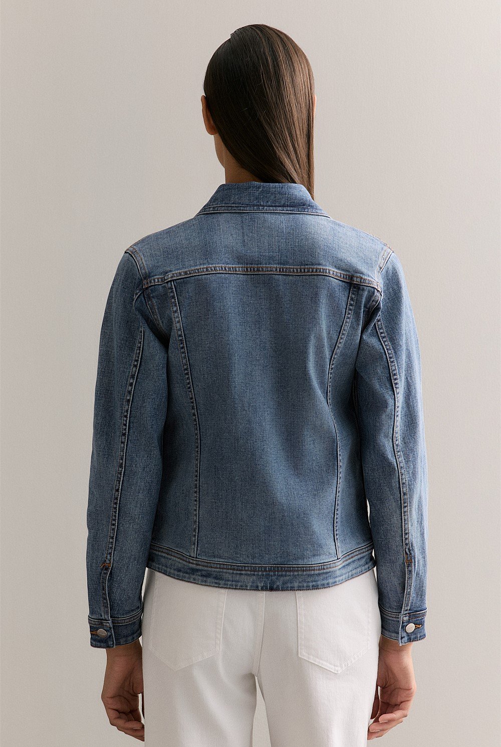 Australian Cotton Blend Classic Denim Jacket