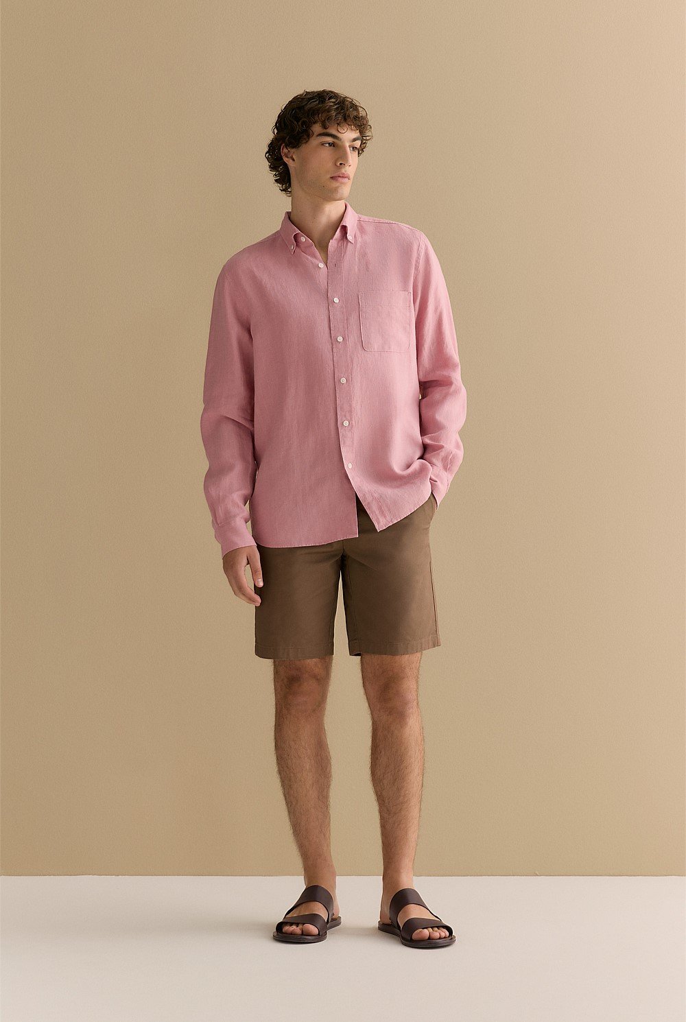 Cotton Twill Chino Short