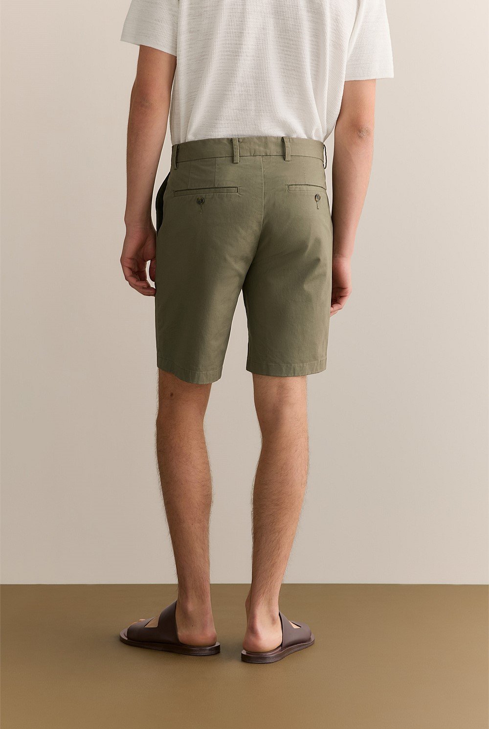 Cotton Twill Chino Short