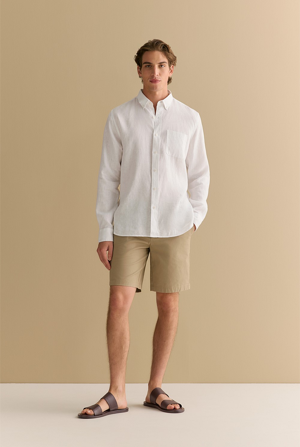 Cotton Twill Chino Short