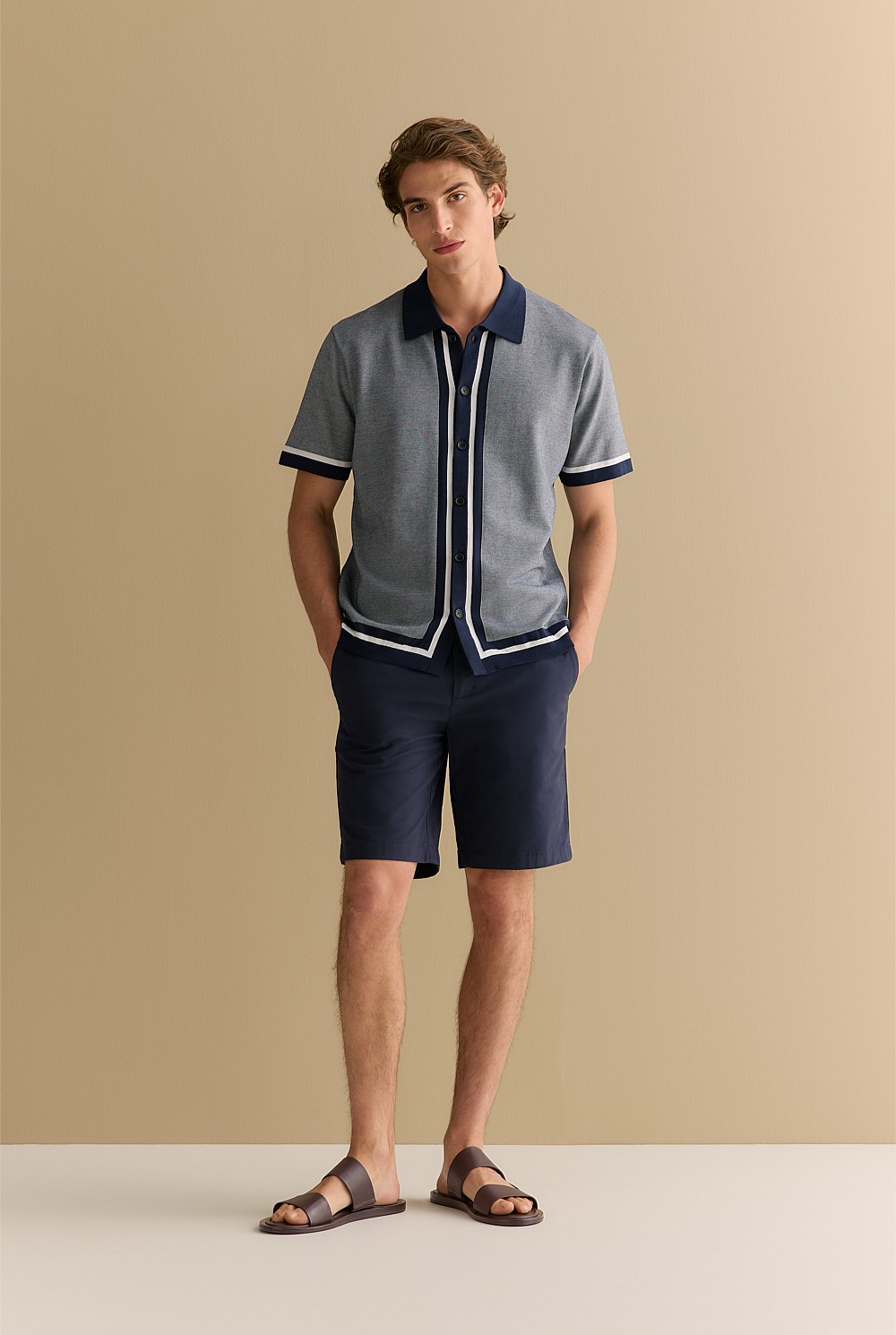 Cotton Twill Chino Short