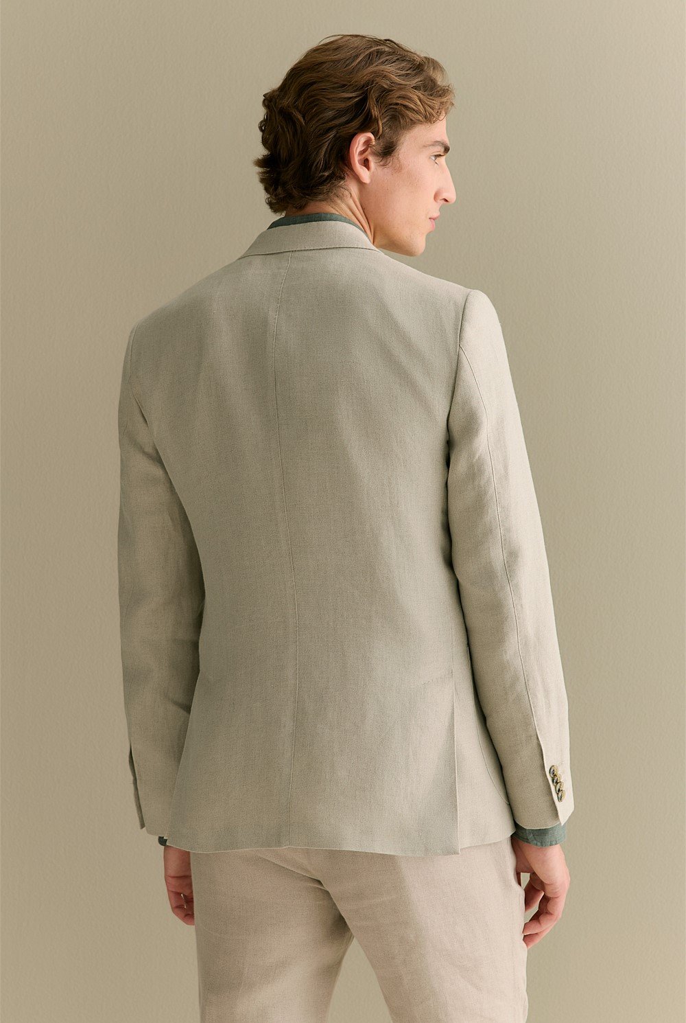 Regular Fit Belgian Linen Blazer