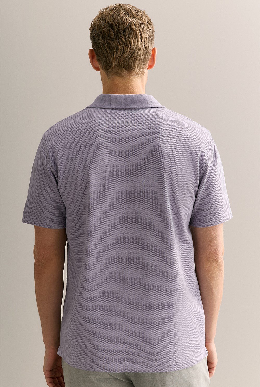 Cotton Jacquard Polo