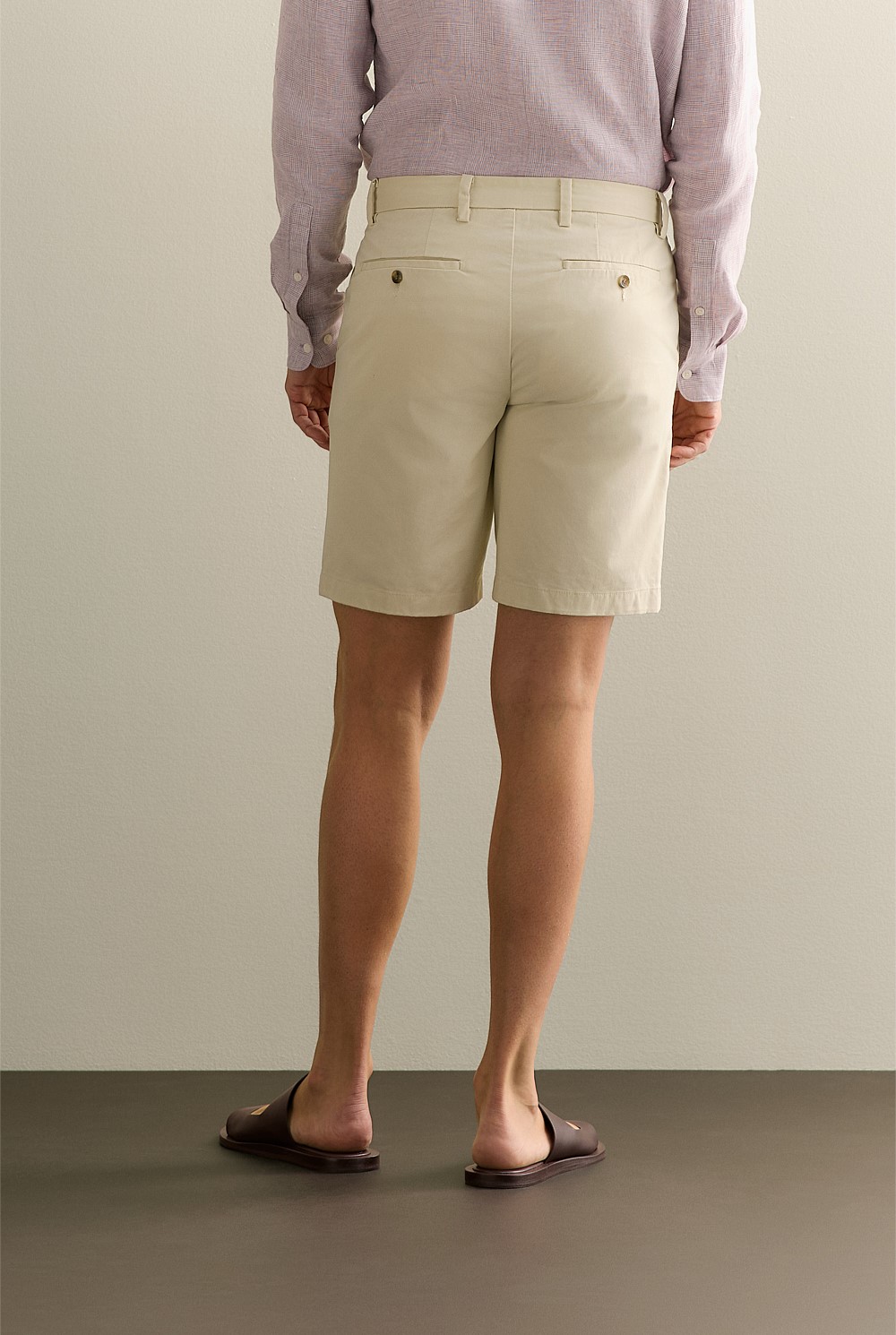 Cotton Twill Chino Short