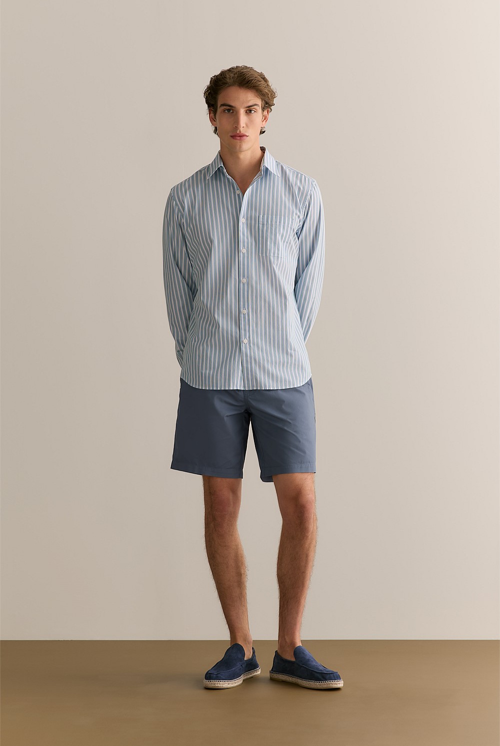 Organically Grown Cotton Twill Pull On Short