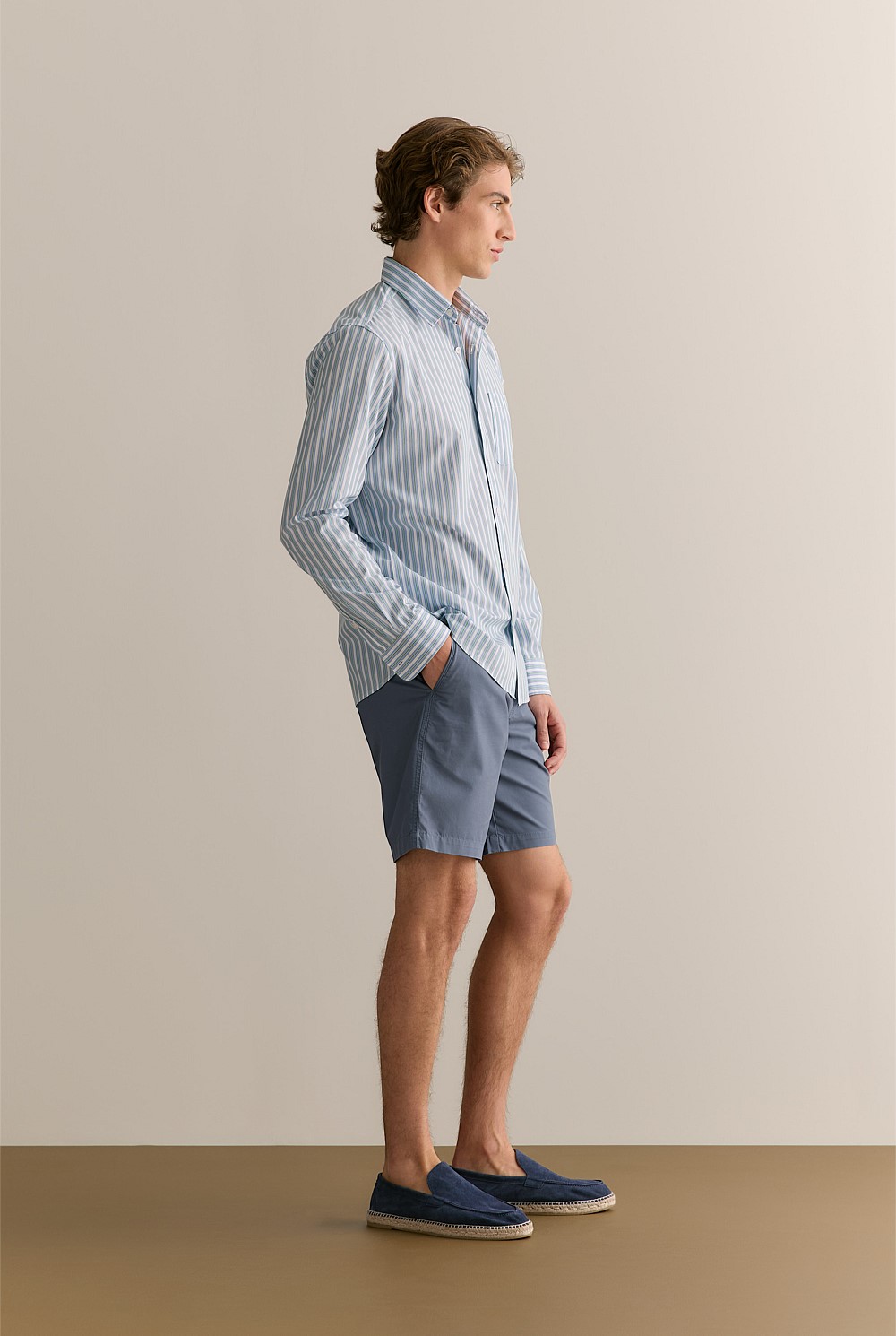 Organically Grown Cotton Twill Pull On Short