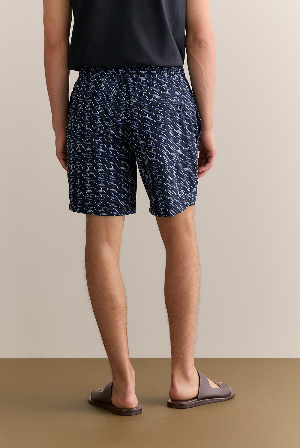 Etched Geo Swim Short