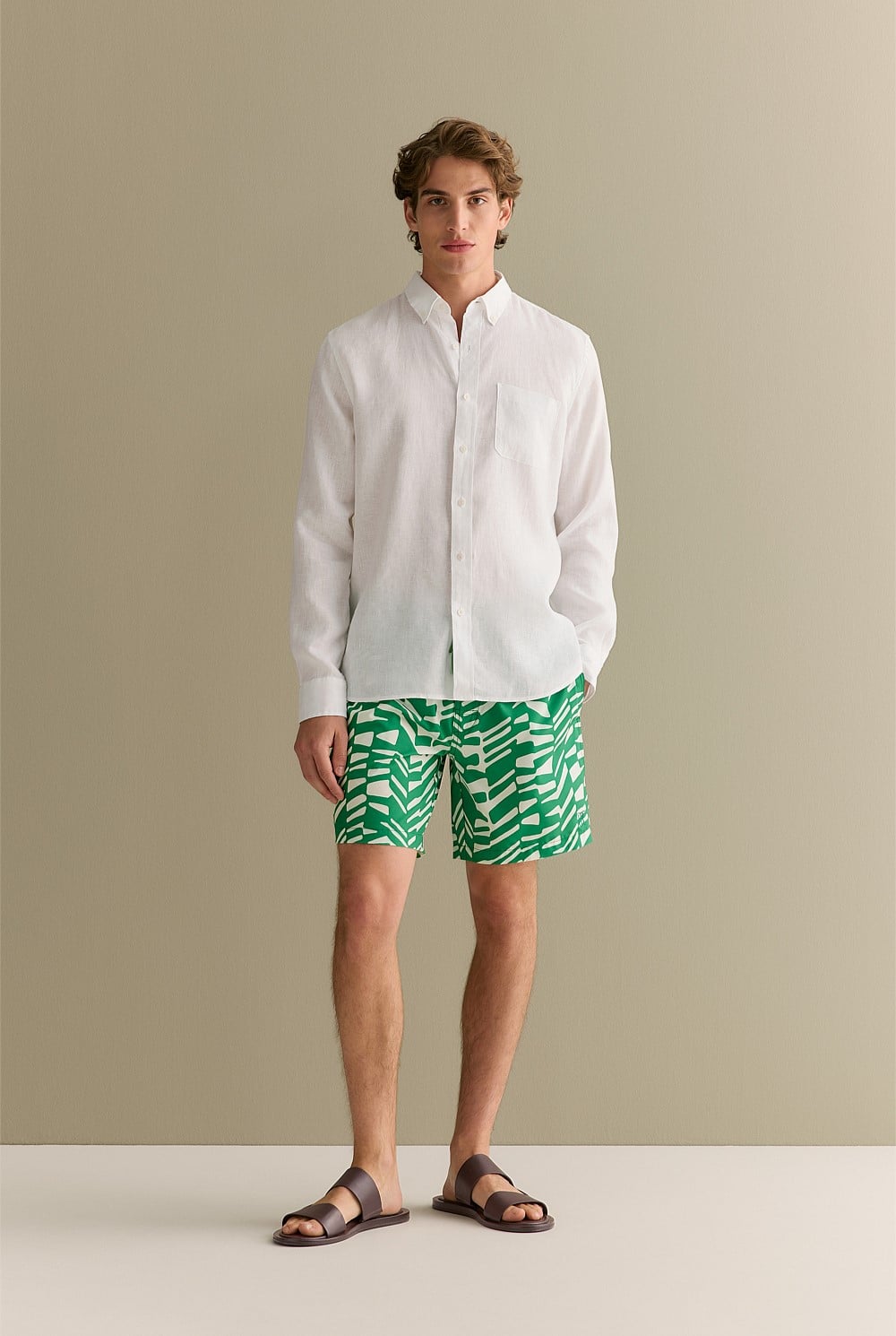 Abstract Geo Swim Short
