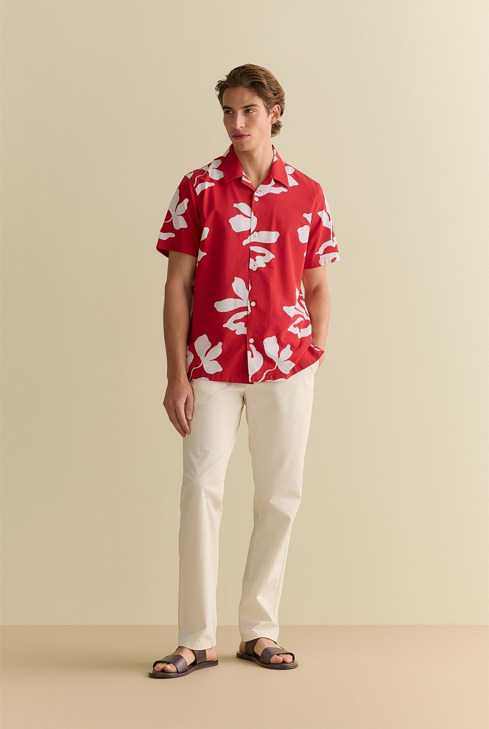 Palm Leaf Short Sleeve Shirt