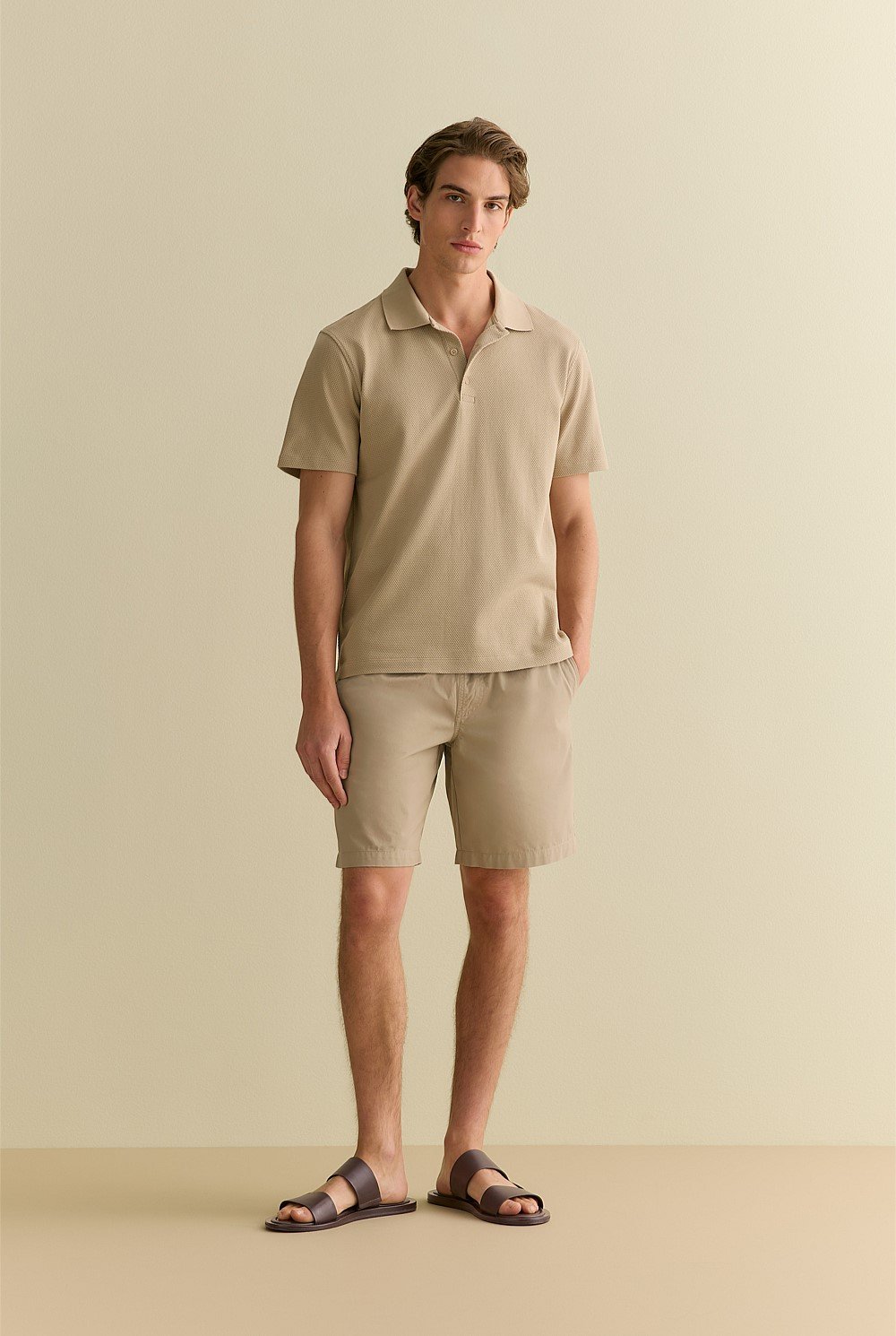 Organically Grown Cotton Twill Pull On Short