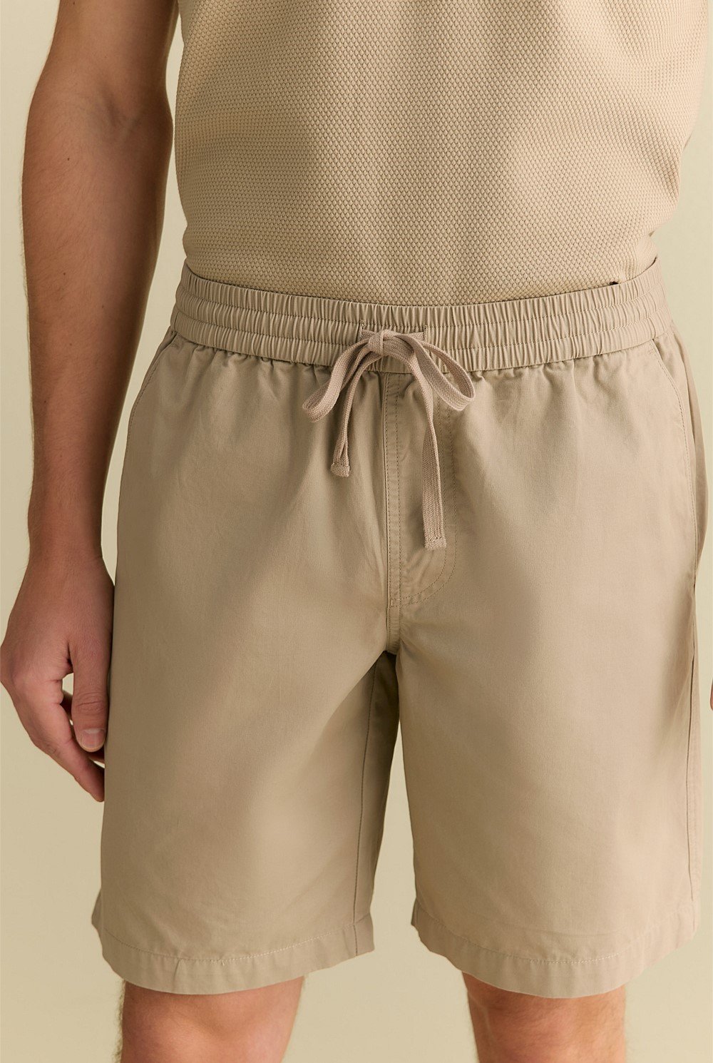 Organically Grown Cotton Twill Pull On Short